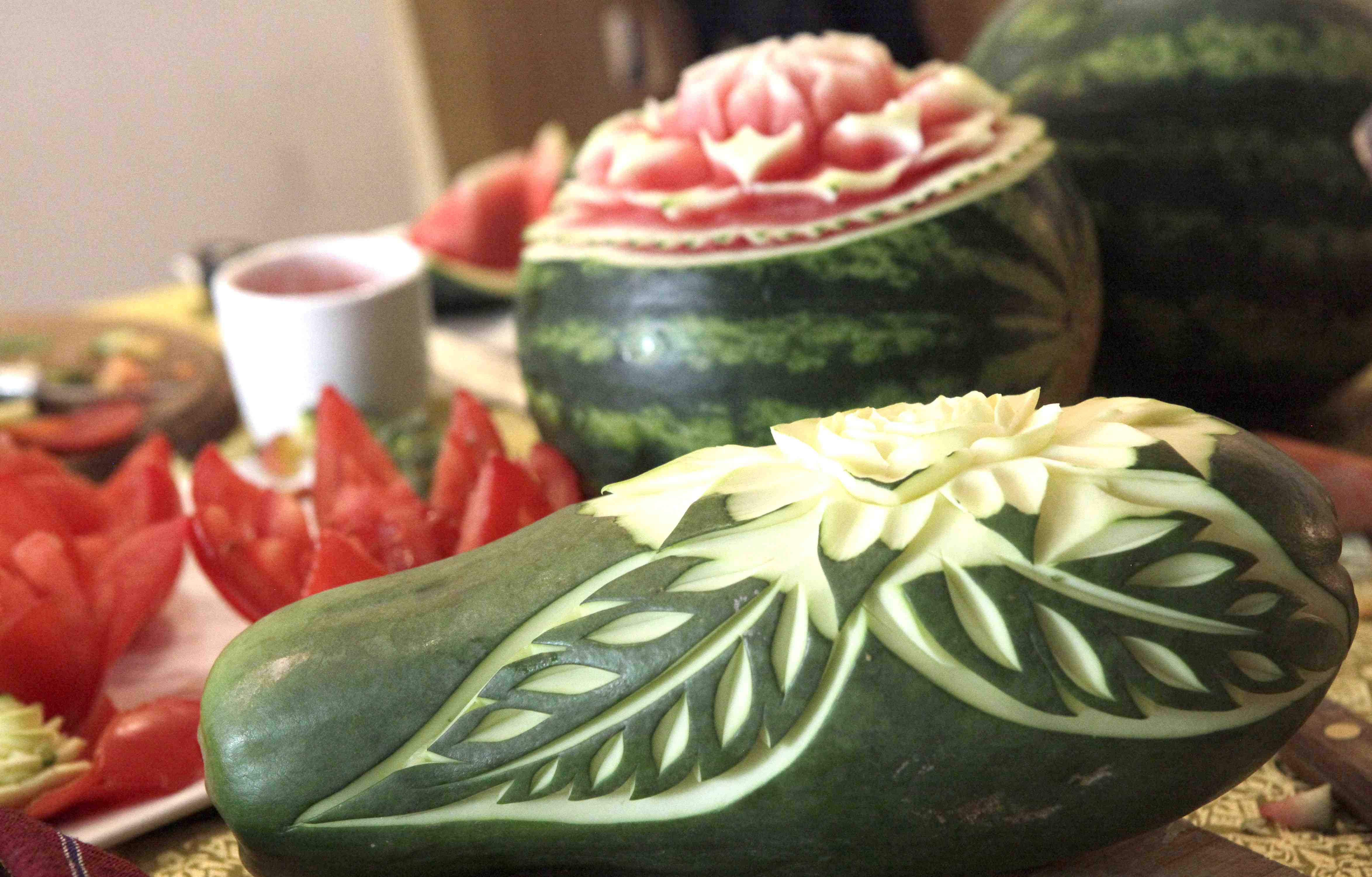 Vegetable Carving Ideas Introduction To Fruit Carving The Art Of