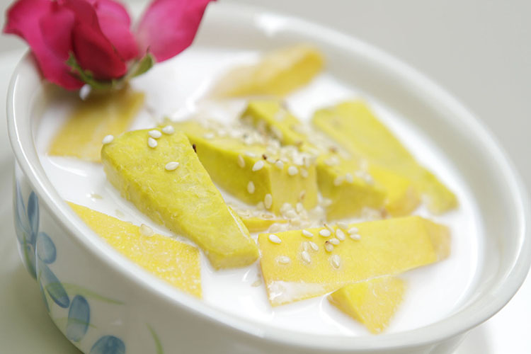 Pumpkin in Sweet Coconut Milk Dessert