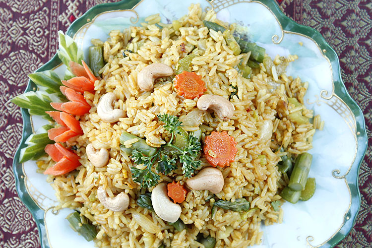 Fried Rice with Mixed Vegetables
